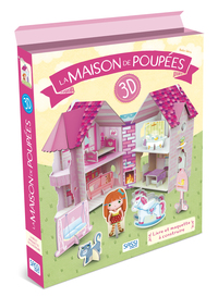 Livre et maquette 3D - La maison de poupées 3D