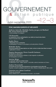 Gouvernement et action publique T12-3 - État, savoirs expert