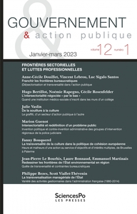 Gouvernement et action publique T12-1 - Frontières sectoriel