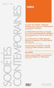 SOCIETES CONTEMPORAINES 130