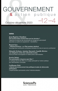 GOUVERNEMENT ET ACTION PUBLIQUE T12-4