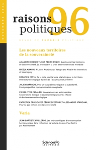 RAISONS POLITIQUES 96 - LES NOUVEAUX TERRITOIRES GEO-SOCIAUX
