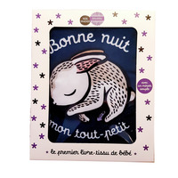 MON IMAGIER DOUDOU - BONNE NUIT MON TOUT-PETIT - LE PREMIER LIVRE EN TISSU DE BEBE