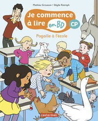 JE COMMENCE A LIRE EN BD - T03 - PAGAILLE A L'ECOLE - CP