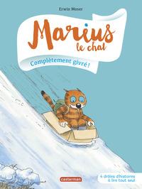 MARIUS LE CHAT - T12 - COMPLETEMENT GIVRE - 4 DROLES D'HISTOIRES A LIRE TOUT SEUL