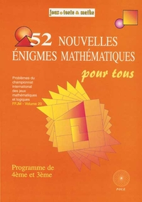 52 NOUVELLES ENIGMES POUR TOUS 4/3