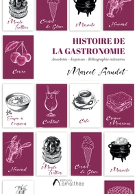 HISTOIRE DE LA GASTRONOMIE - ANECDOTES - ESQUISSES - BIBLIOGRAPHIE CULINAIRES