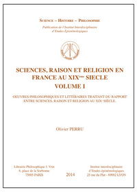 Sciences, raison et religion en France au XIXe siècle