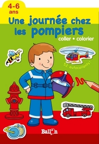 COLLER ET COLORIER LES POMPIERS (4-6 ANS)