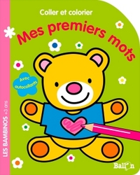 Coller et colorier Les mots