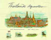 Thaïlande Aquarelle