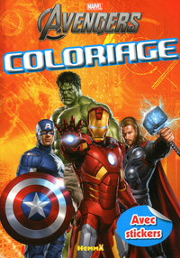 Marvel - The mighty Avengers - Coloriage avec stickers