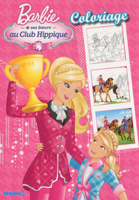 Barbie et ses soeurs au club hippique coloriage
