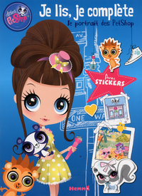 LITTLEST PETSHOP JE LIS, JE COMPLETE LE PORTRAIT DES PETSHOP AVEC STICKERS