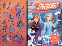 DISNEY LA REINE DES NEIGES 2 - MES AVENTURES A COLORIER - AU ROYAUME D'ARENDELLE