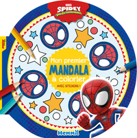 MARVEL SPIDEY ET SES AMIS EXTRAORDINAIRES - MON PREMIER MANDALA A COLORIER - AVEC STICKERS !