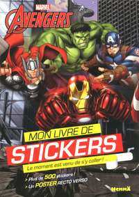 Marvel Avengers Mon livre de stickers + Poster