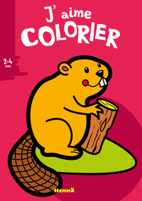 J'aime colorier (2-4 ans) - Castor