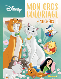 DISNEY - MON GROS COLORIAGE + STICKERS ! (LES ARISTOCHATS)