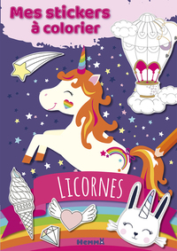 Mes stickers à colorier (Licornes)