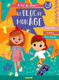 Le bloc de mon âge (7-8 ans) - A toi de jouer ! (Fille garçon skateboard)