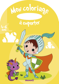 MON COLORIAGE A EMPORTER (4-6 ANS) (CHEVALIER)