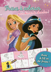Disney princesses frises à colorier pour décorer ta chambre !