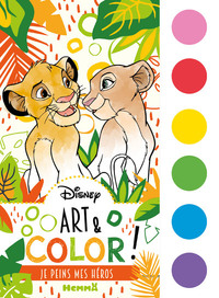 DISNEY - ART & COLOR ! JE PEINS MES HEROS