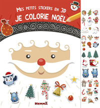 Mes petits stickers en 3D Je colorie Noël