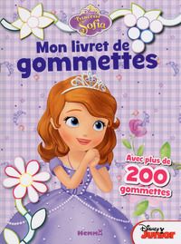 Princesse Sofia Mon livret de gommettes (Fond carreaux)