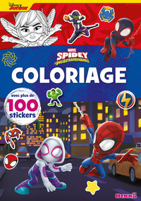 Marvel Spidey et ses amis extraordinaires - Coloriage avec plus de 100 stickers (Spidey et Ghost Spider)