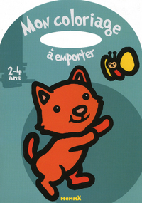 MON COLORIAGE A EMPORTER (2-4 ANS) (CHAT)