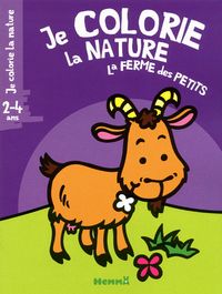 Je colorie la nature la ferme des petits 2-4 ans (biquette)