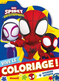 Marvel Spidey et ses amis extraordinaires - Vive le coloriage ! (Team Spidey fond jaune)