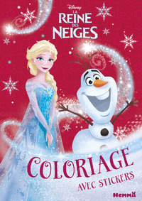 Disney La Reine des Neiges Coloriage avec stickers (Noël)