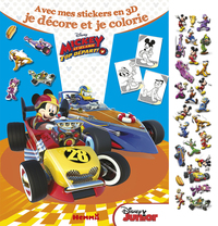 Disney Mickey et ses amis, Top départ Avec mes stickers en 3D je décore et je colorie