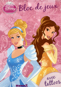 DISNEY PRINCESSES BLOC DE JEUX AVEC TATTOOS
