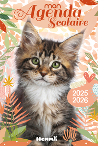 Mon agenda scolaire 2025-2026 (Chat)