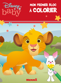 DISNEY BABY - MON PREMIER BLOC A COLORIER (SIMBA)