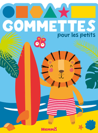 Gommettes pour les petits (Lion surf)