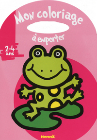 MON COLORIAGE A EMPORTER (2-4 ANS) (GRENOUILLE)