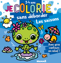 Je colorie sans déborder (2-4 ans) - Les saisons (Grenouille et escargot) T75