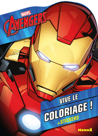 MARVEL AVENGERS - VIVE LE COLORIAGE ! (PERSONNAGE IRON MAN) - + STICKERS