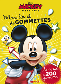 Disney Mickey et ses amis Mon livret de gommettes