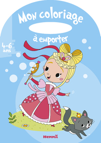 MON COLORIAGE A EMPORTER (4-6 ANS) (PRINCESSE-BULLES DE SAVON)