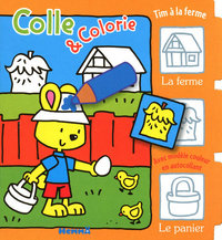 TIM A LA FERME COLLE ET COLORI