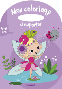 MON COLORIAGE A EMPORTER (4-6 ANS) (FEE ET COCCINELLE)