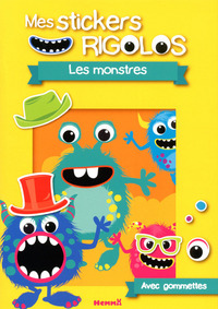 Mes stickers rigolos Les monstres avec gommettes