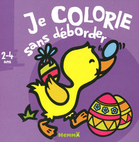 JE COLORIE SANS DEBORDER PAQUE