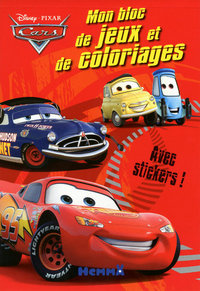 MON BLOC DE JEUX ET COLOR CARS